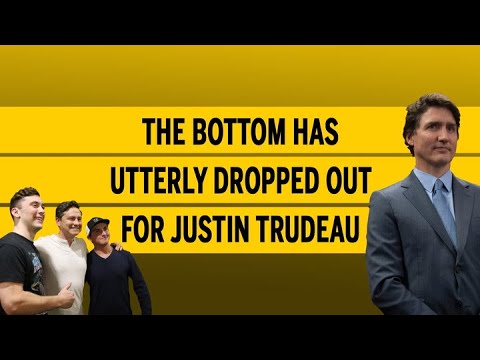 The Bottom Has Utterly Dropped Out For Justin Trudeau