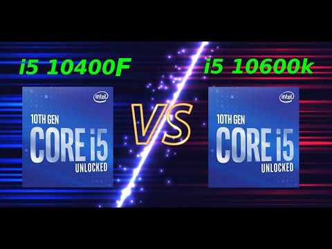 Test i5 10400F vs i5 10600K + RTX 2070