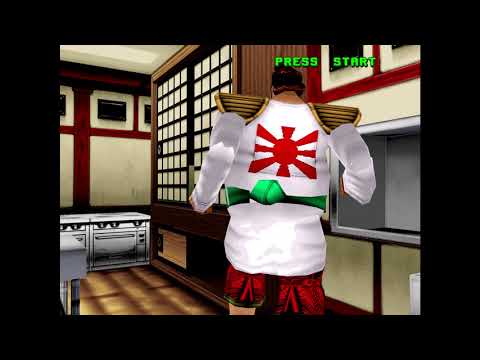 Dynamite Cop SEGA Model 2 arcade game play Bruno Delinger