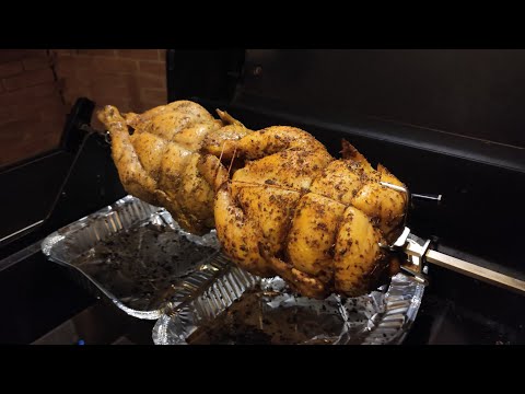 POLLO ALLO SPIEDO MORBIDISSIMO!!! MARINATO NELLA BIRRA E CONDITO ALLA DIAVOLA!!!