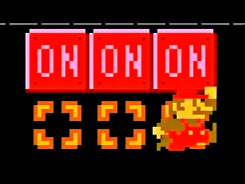 Super Mario Maker 2 🔧 ON OFF Block Gimmik Challenge 🔧 NB hp