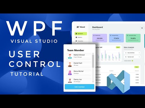 WPF Tutorial: User Controls in WPF | User Control | Visual studio | C#