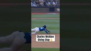 Charles McAdoo makes an incredible diving stop ???? #BlueJays