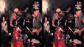 3D Live Music - Thee Oh Sees "Warm Slime" @ L'Heretic Bordeaux (04/05/2011) Part01