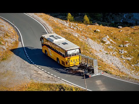 Mit dem Postauto durch die Schweiz - Im Steilanstieg auf die Griesalp