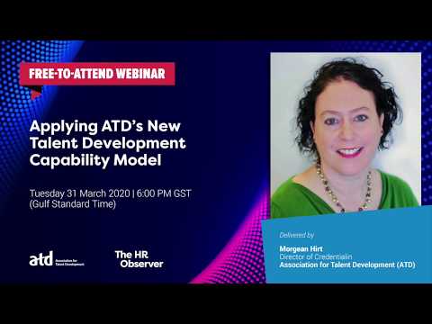 Webinar Recording: Applying ATD’s New Talent Development Capability Model