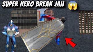 Super Hero Break New Police Jail in Rope Hero Vice Town Game || Classic Gamerz