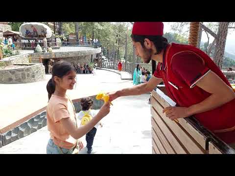 Saleha ice cream at Dino valley #dinovalleyislamabad #dinovalley #turkishicecreamman #islamabad