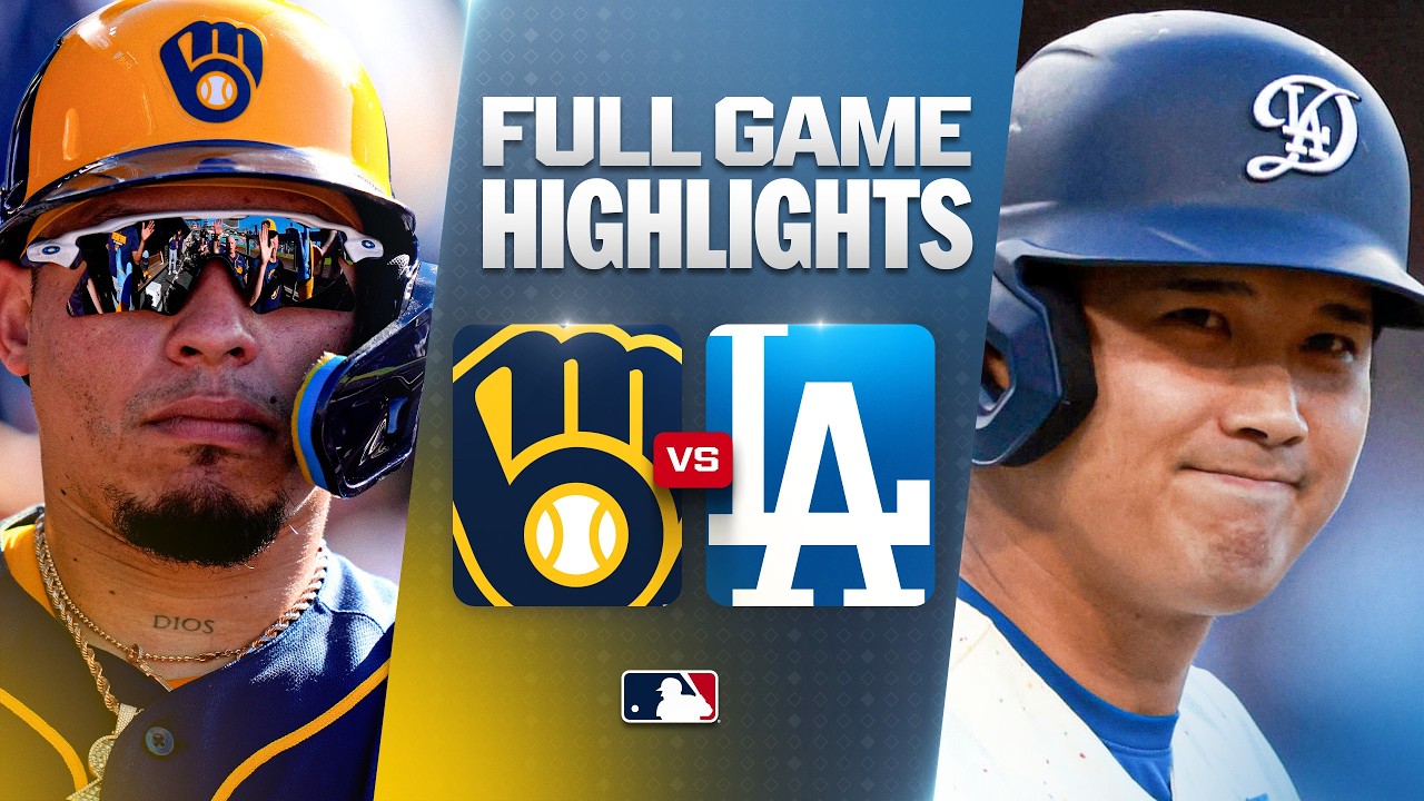 BREWERS vs. DODGERS: Official Full Game Highlights (August 15) | 2026 MLB Season