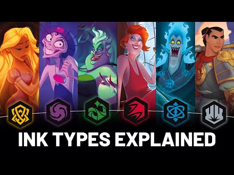 Disney Lorcana Ink Types Explained | Gameplay and Visual Theory