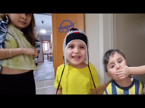 Nawaf with the girls! Lana's ice creams!