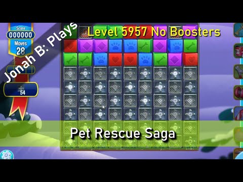 Pet Rescue Saga Level 5957 No Boosters