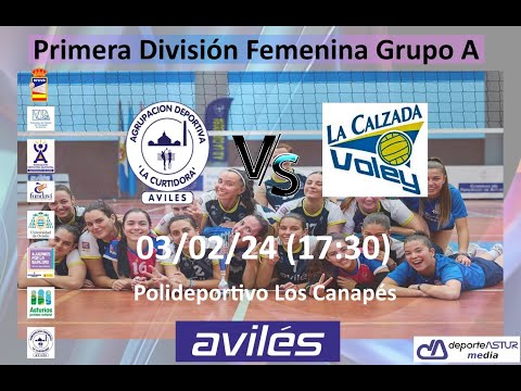 Curtidora Uniovi 🆚CV La Calzada #voleibol Primera División Femenina Grupo A