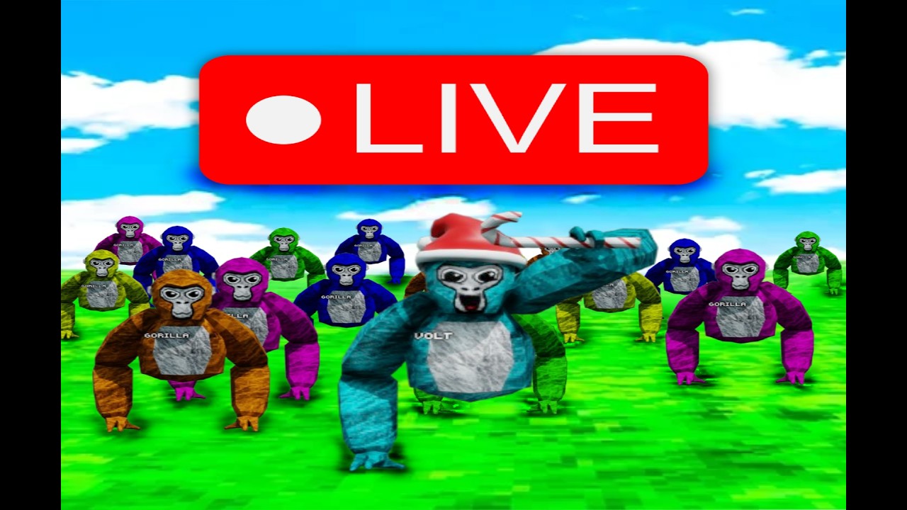 🔴Gorilla Tag Live With Fans (Road To 1k)🔴