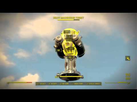 Fallout 4 levitating machine gun turrets