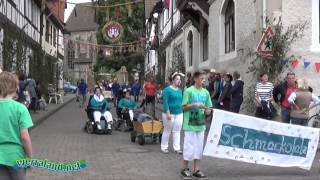 preview picture of video 'Werraland.net Vor Ort - Bad Sooden-Allendorf Erntefest Festzug 2014'