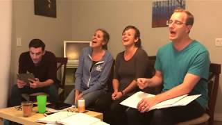 Holiday Hipsters rehearse &quot;Jingle Bells&quot; - Manhattan Transfer Cover