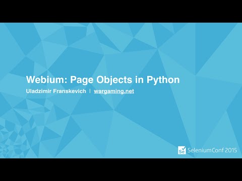 Webium Page Objects In Python