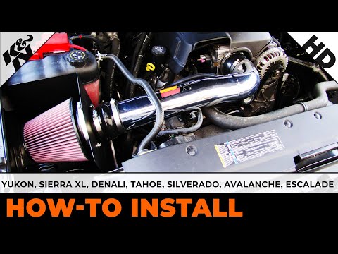 Yukon, Sierra XL, Denali, Tahoe, Silverado, Avalanche, Escalade [#77-3070KP] Air Intake Installation