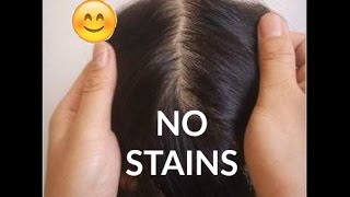 HOW TO DYE A LACE / SILK CLOSURE WITHOUT STAINING THE LACE