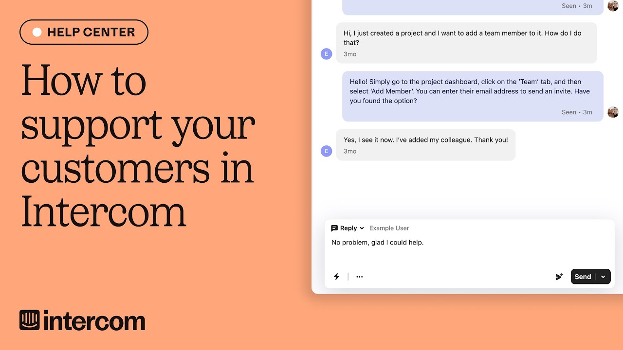 How to support your customers in Intercom - Introduction