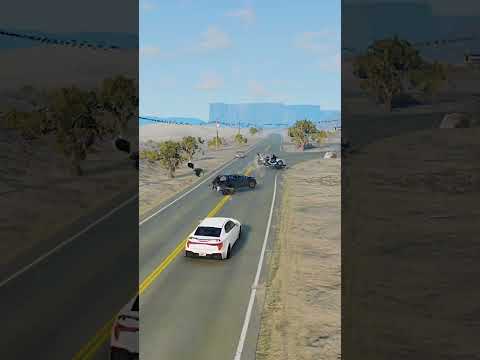 Realistic Highway Car Crashes #116