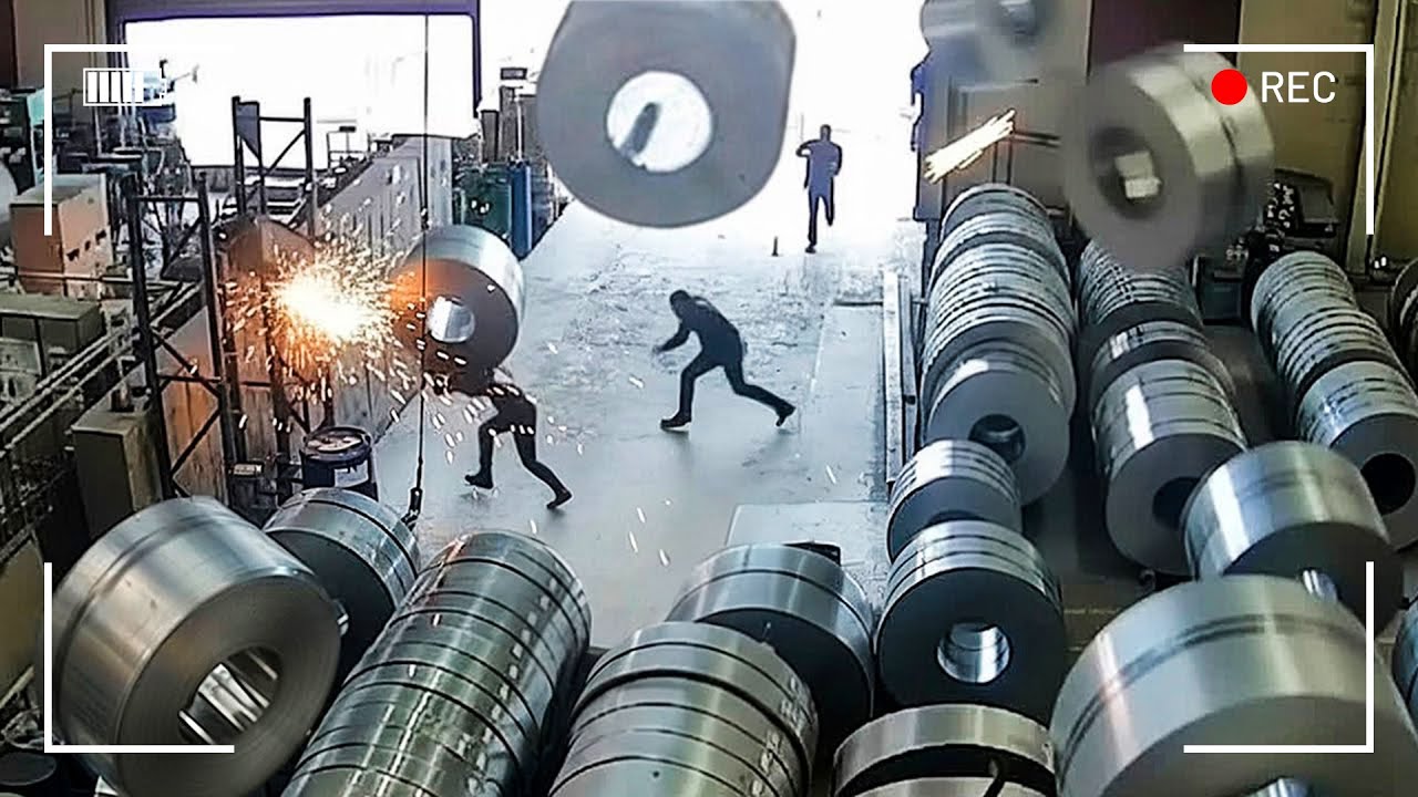 أغبى الأخطاء في مواقع العمل! كاميرات المراقبة لم ترحم أحدًا!