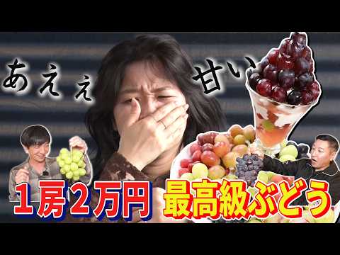 【紅しょうが稲田と山梨旅#３】１房２万円の最高級ぶどうパフェ　志村葡萄研究所 VOLVO EX90ドライブ