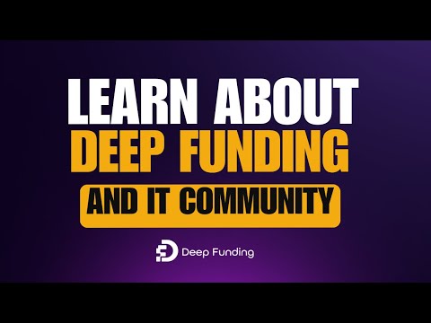 Deep Funding: Empowering Decentralized AI Innovation – Fund Your Vision, Join Our Community!