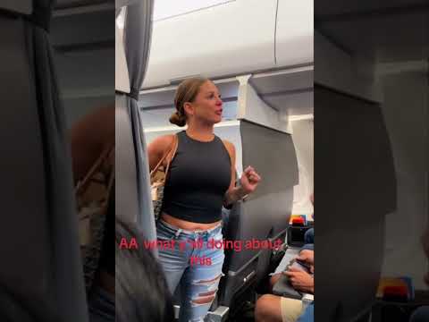 Lady on a plane says she's not dying with the unreal...