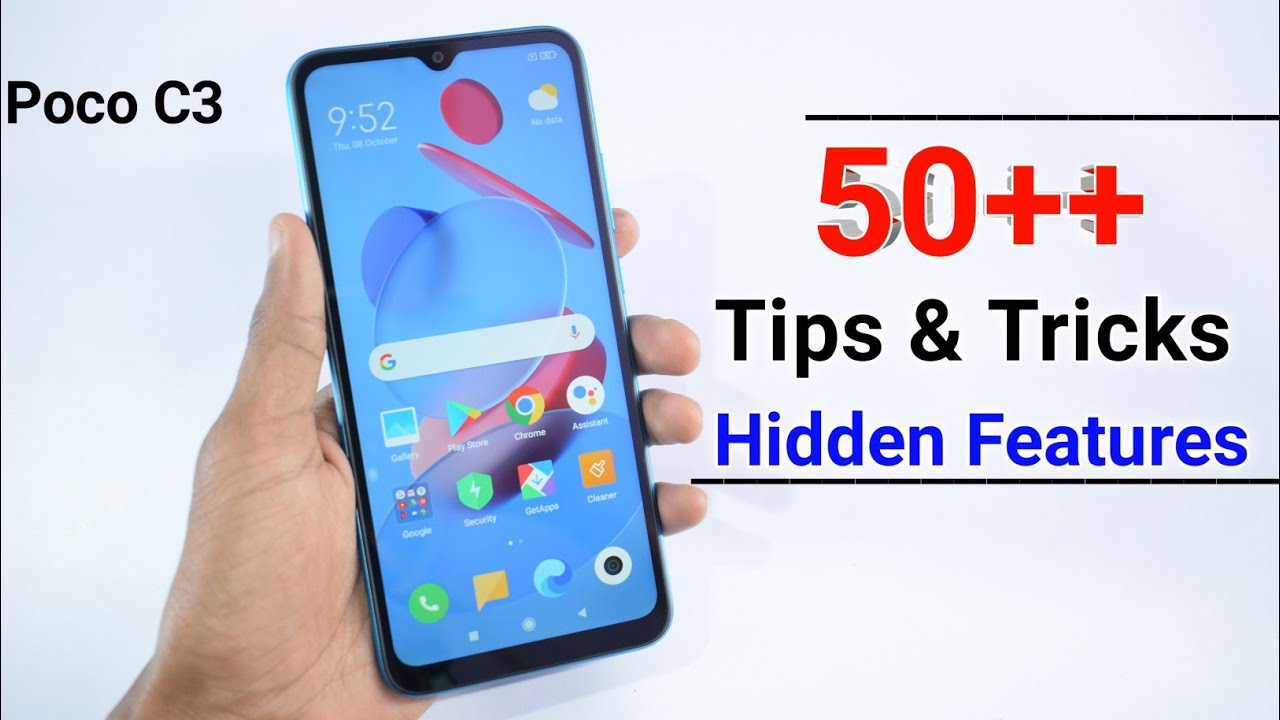 Poco C3 Tips And Tricks - 50++ Hidden Features | Hindi