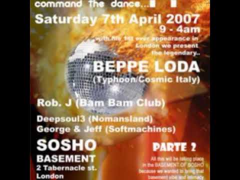 Beppe Loda. Sosho Basement London. UK. 07.04. 2007  Live pt.2