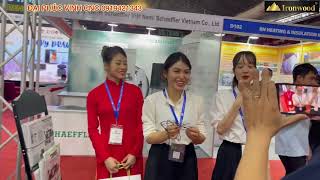 Máy cắt Laser fiber cnc ironwood nguồn cắt 3000w tại Triển lãm VIMF Bắc Ninh