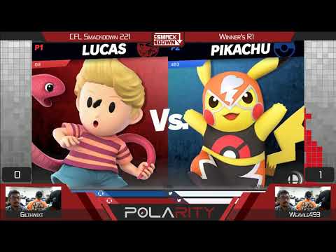 CFL Smackdown Ultimate 221 - Weavile493 (Pikachu) vs. Gilthwixt (Lucas) - Winners R1