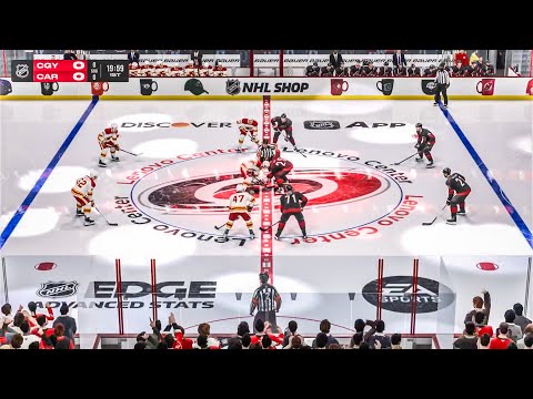 Carolina Hurricanes vs Calgary Flames 11/30/2025 NHL 26 Gameplay