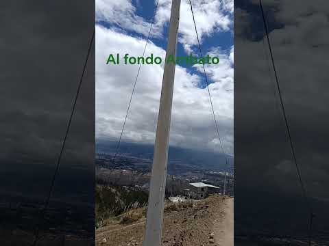 Ambato desde arriba 🇪🇨🌎🏔️ #America #ambato #Tungurahua