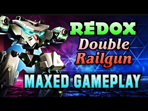 ⚡Maxed Redox Double Railgun⚡|| Mech Arena Robot Showdown || Maxed Railgun💥