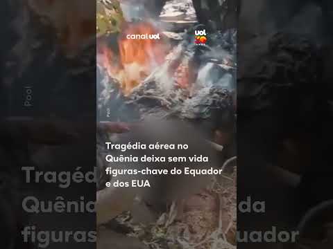 Acidente de helicóptero no Quênia mata 7 pessoas, incluindo chefe de inteligência do Equador