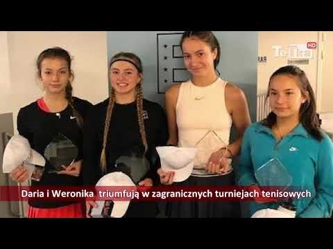 Daria i Weronika  triumfują w zagranicznych turniejach tenisowych - Tv Tetka Tczew HD