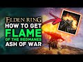 Elden Ring - How to Get AMAZING Flame of the Redmanes Ash of War Location Guide Hoarfrost Stomp 2.0