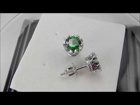 Emerald Studs