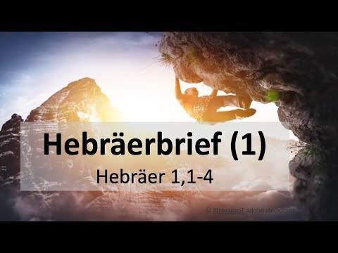 Sermon Series: Hebrews (2/25) - Hebrews 1:1-4 - Jesus is great! - | Jürgen Fischer
