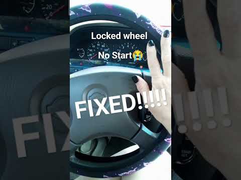 why will my car not start wheel locked ignition ignition locked fast easy fix