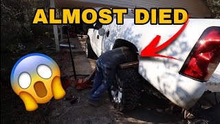 CHANGING SILVERADO FUEL LEVEL SENSOR  (ALMOST DIED!!!!)