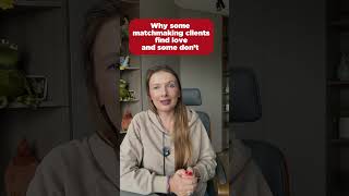 Why do some matchmaking clients find love, and some don't #diolli #matchmakingagency #datingcoach