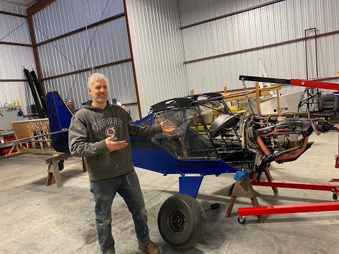 Stripping the kitfox for new wings YeeHaa