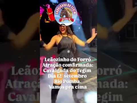 cavalgada do tegim em rio pomba MG e terá show no dia 12 de setembro com Leozinho do forro