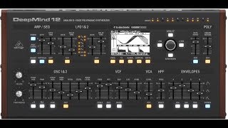 Behringer Deepmind Demonstration: How does it sound? (All Playing, no Talking)