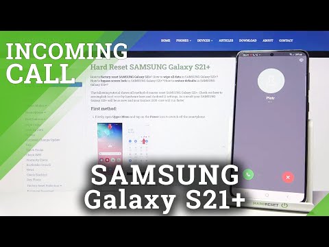 Line communicator Incoming Call Review - Samsung Galaxy S21+ | Tone & Options
