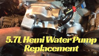 5.7L Hemi Water Pump Replacement